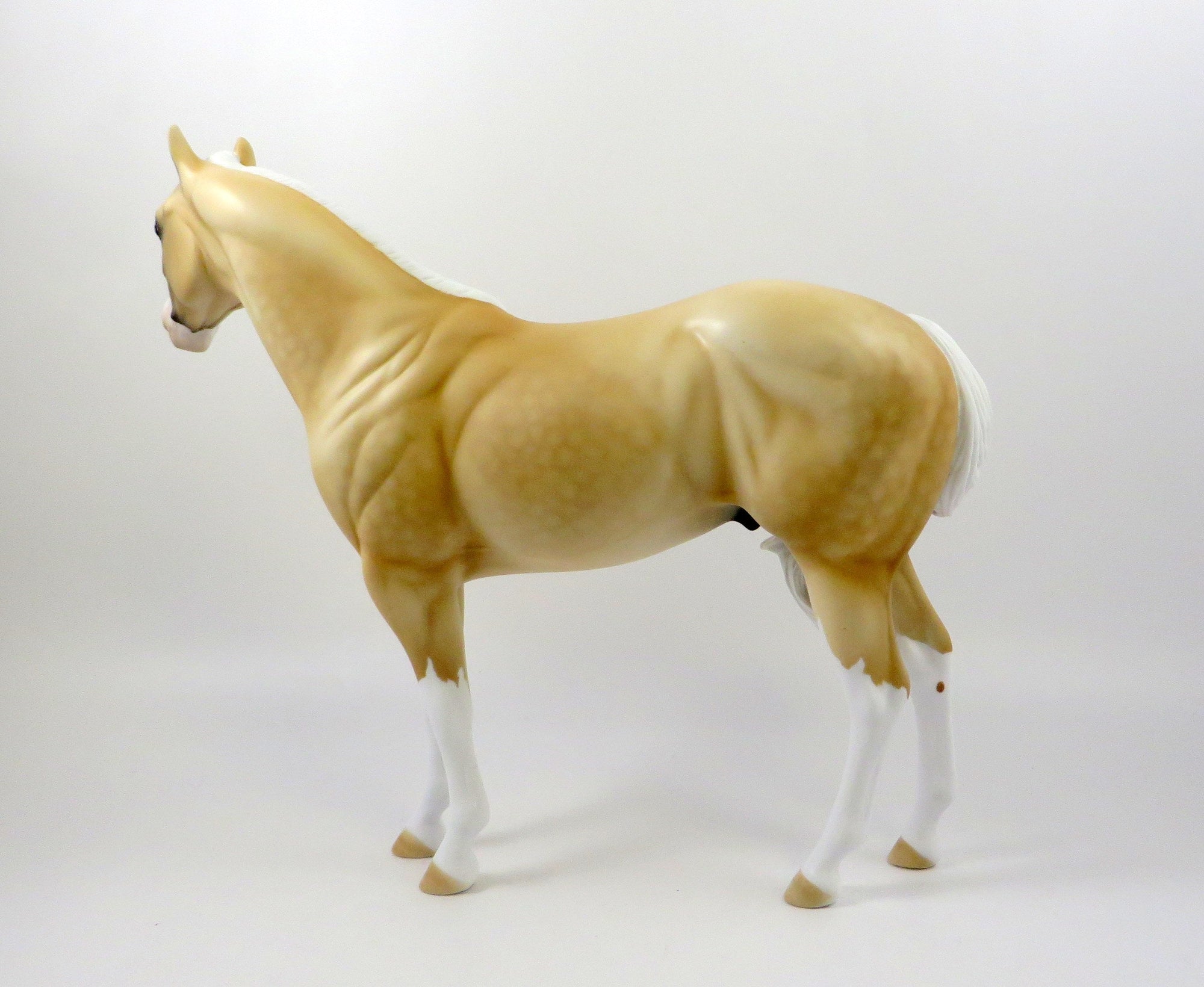COOKIE MONSTER-OOAK DAPPLE PALOMINO ISH MODEL HORSE 7/26/19