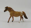 CARAMEL APPLE -OOAK RED DUN APPALOOSA PONY CHIP BY AUDREY DIXON LHS 19