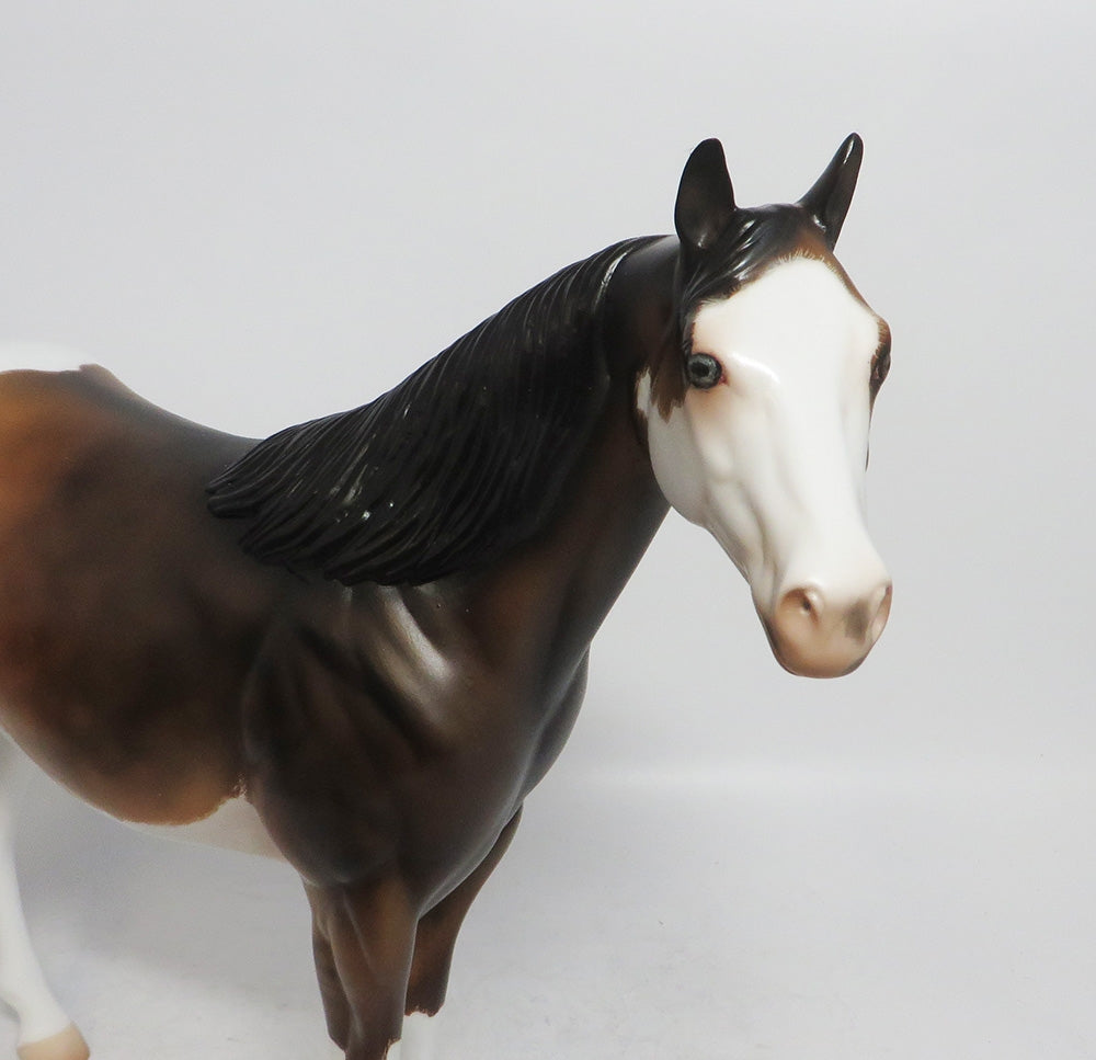 MOUSSE-OOAK DAPPLE BUCKSKIN PINTO ISH BY JULIE KEIM WHS 2018