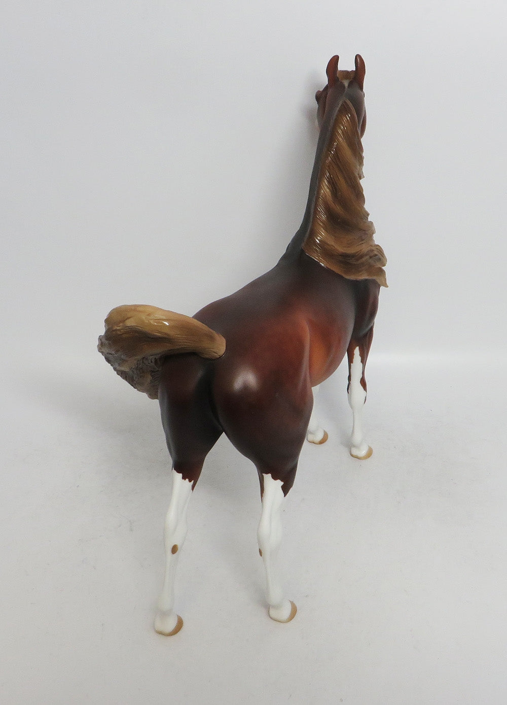 TRIFLE-OOAK DAPPLE CHESTNUT ARABIAN BY AUDREY DIXON WHS 2018