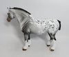 JINGLE BELLA-LE-3 APPALOOSA DRAFT MARE WITH BRAIDED MANE AND TAIL WHS 2018