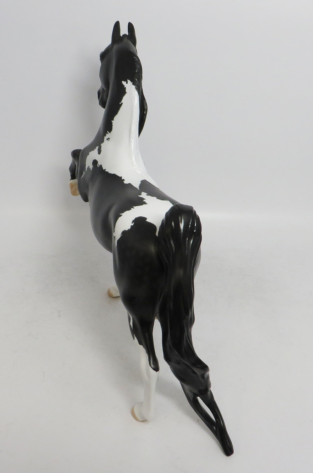 MYSTIC VIXEN-OOAK DAPPLE BLACK PINTO SADDLEBRED BY DAWN QUICK WHS 2018