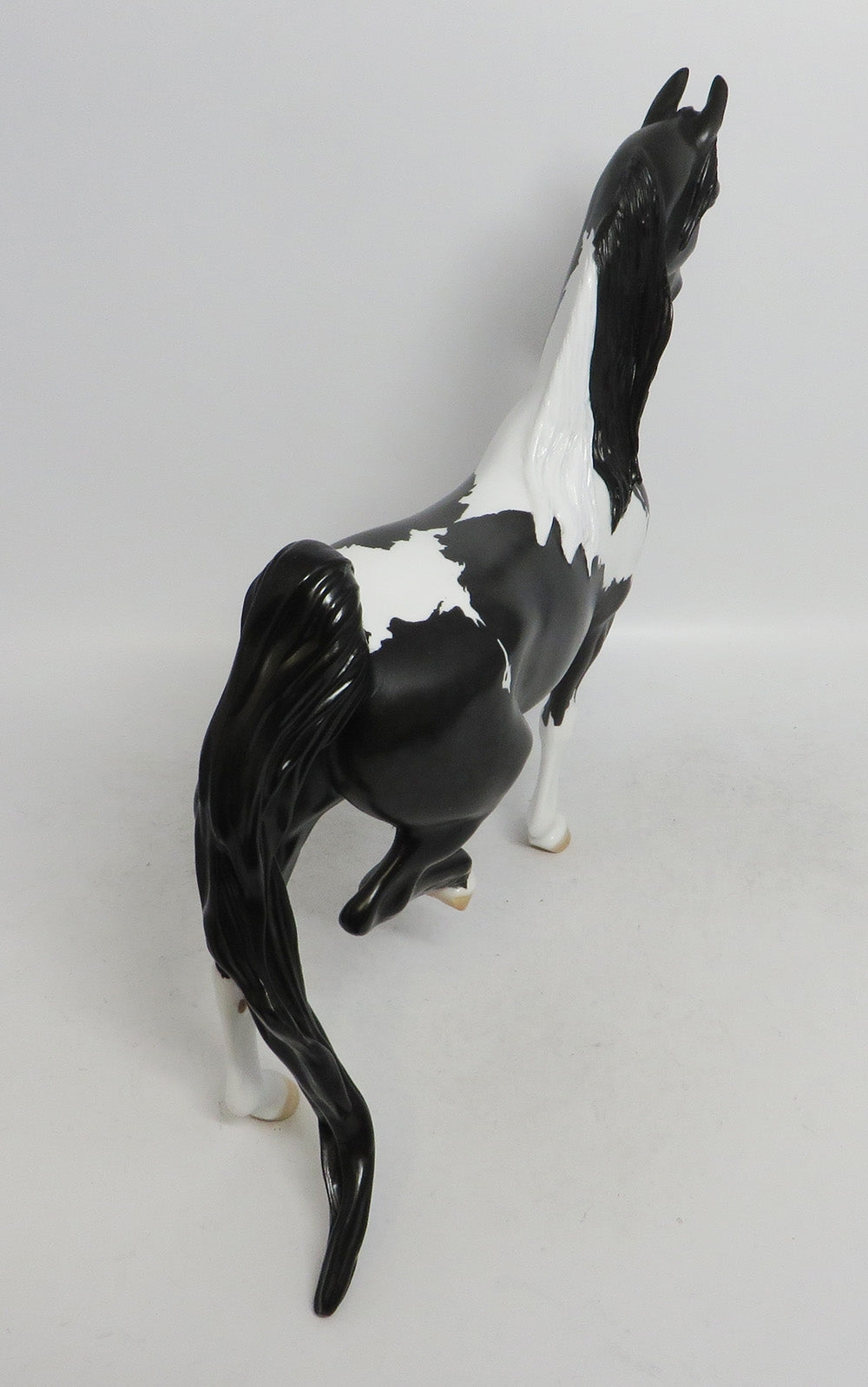 MYSTIC VIXEN-OOAK DAPPLE BLACK PINTO SADDLEBRED BY DAWN QUICK WHS 2018