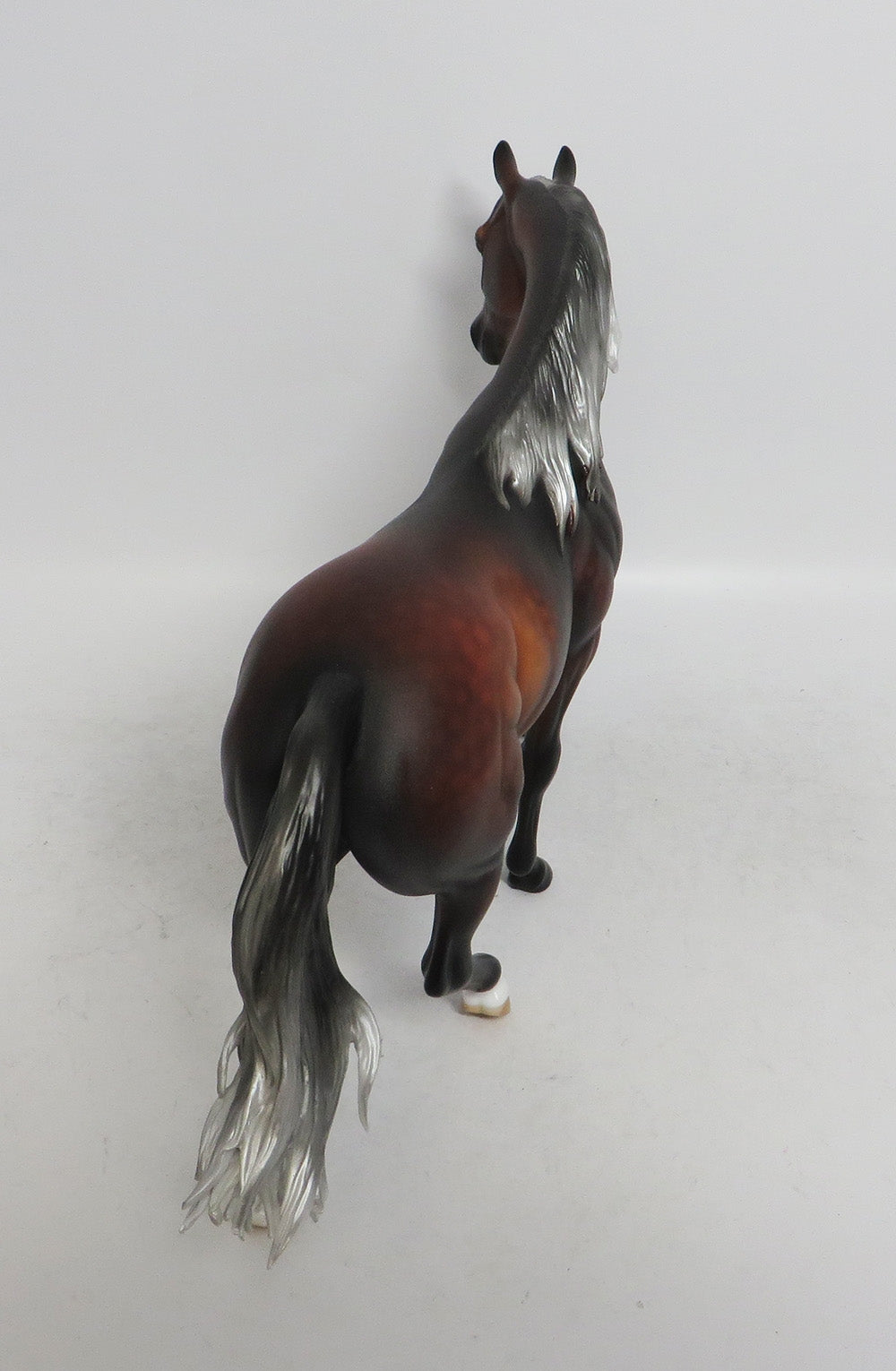 SUGAR AND SPICE-OOAK SILVER BAY PONY MODEL HORSE BY AUDREY DIXON WHS 2018