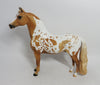 SPRITZ-OOAK PALOMINO PINTO MORGAN  MODEL HORSE WHS 2018