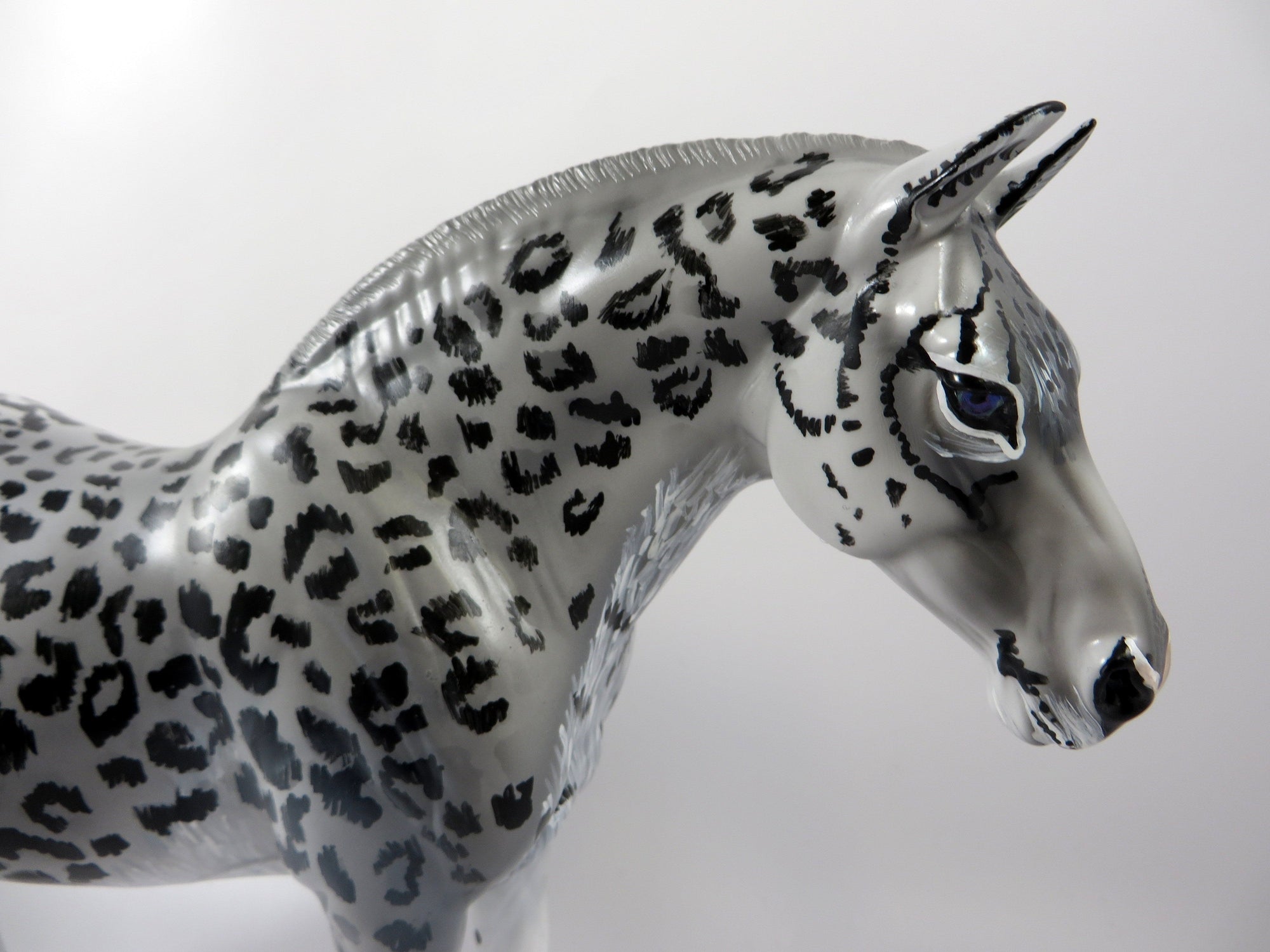 SNOWY-SNOW LEOPARD HEAVY DRAFT MARE BY DAWN QUICK LHS 19