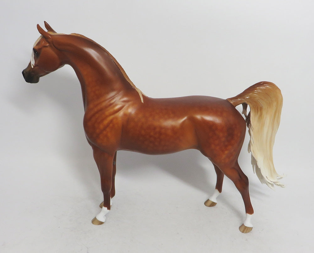BING- OOAK CHESTNUT DAPPLED ARABIAN BY SHERYL LEISURE