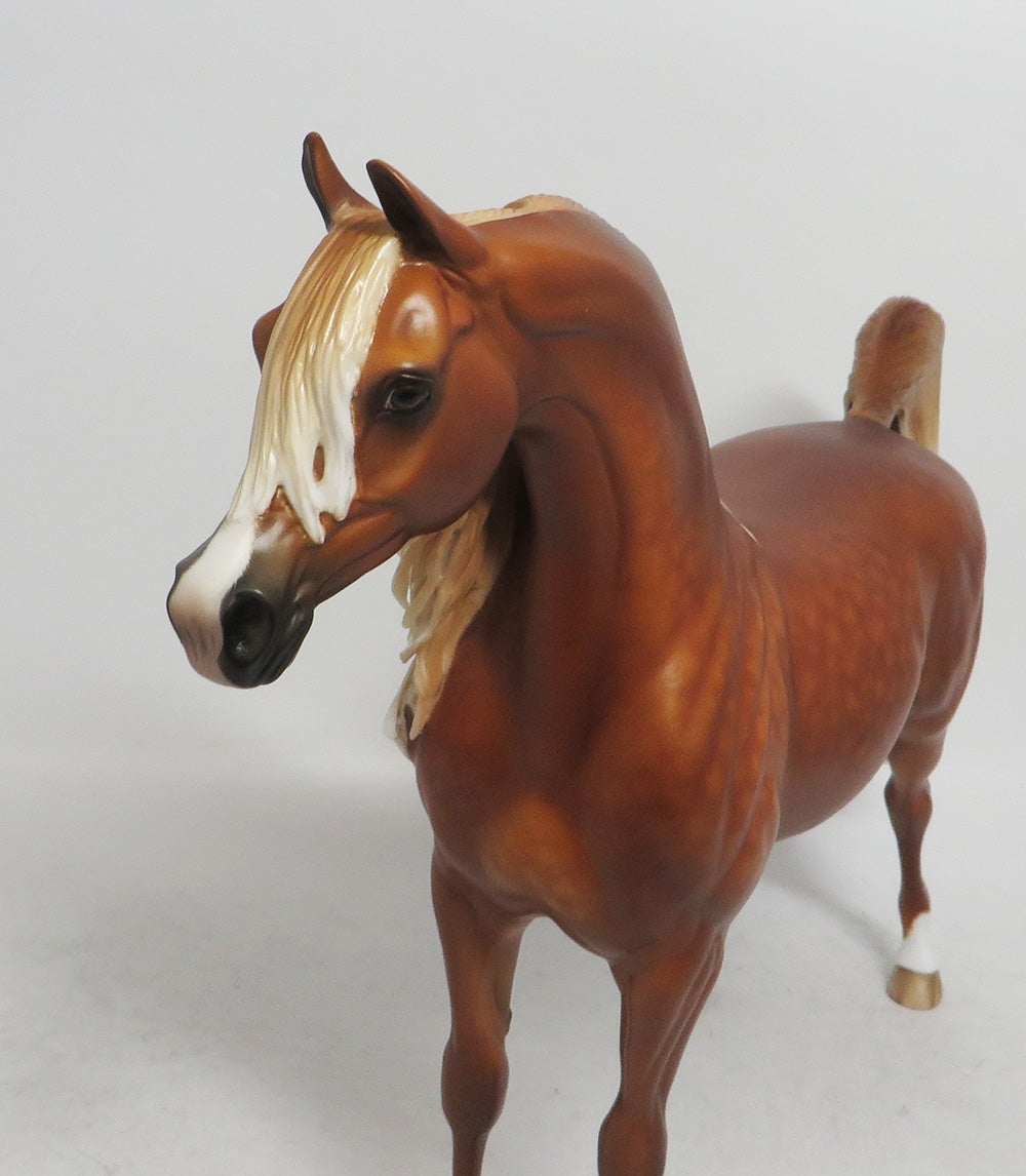 BING- OOAK CHESTNUT DAPPLED ARABIAN BY SHERYL LEISURE