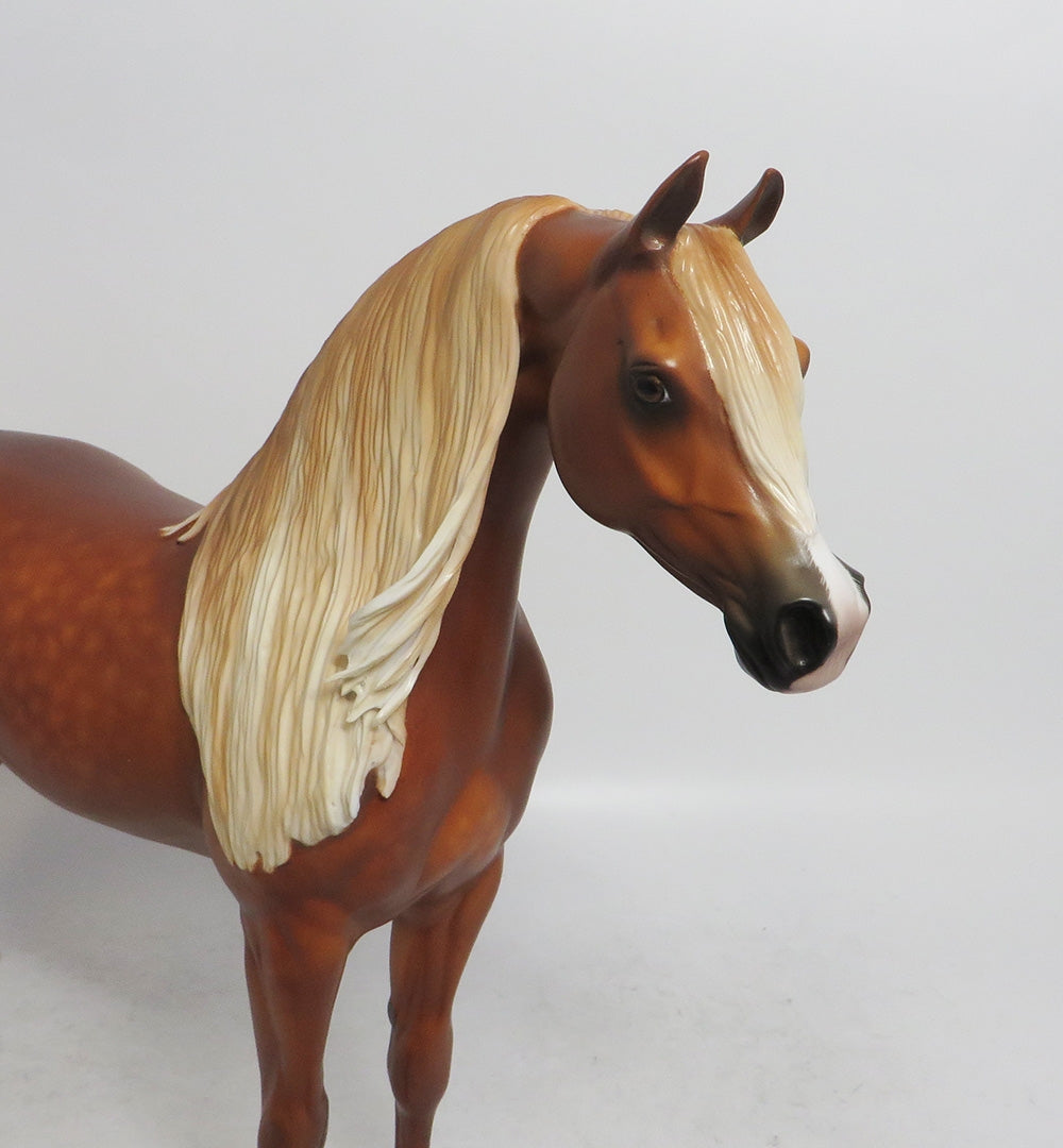 BING- OOAK CHESTNUT DAPPLED ARABIAN BY SHERYL LEISURE