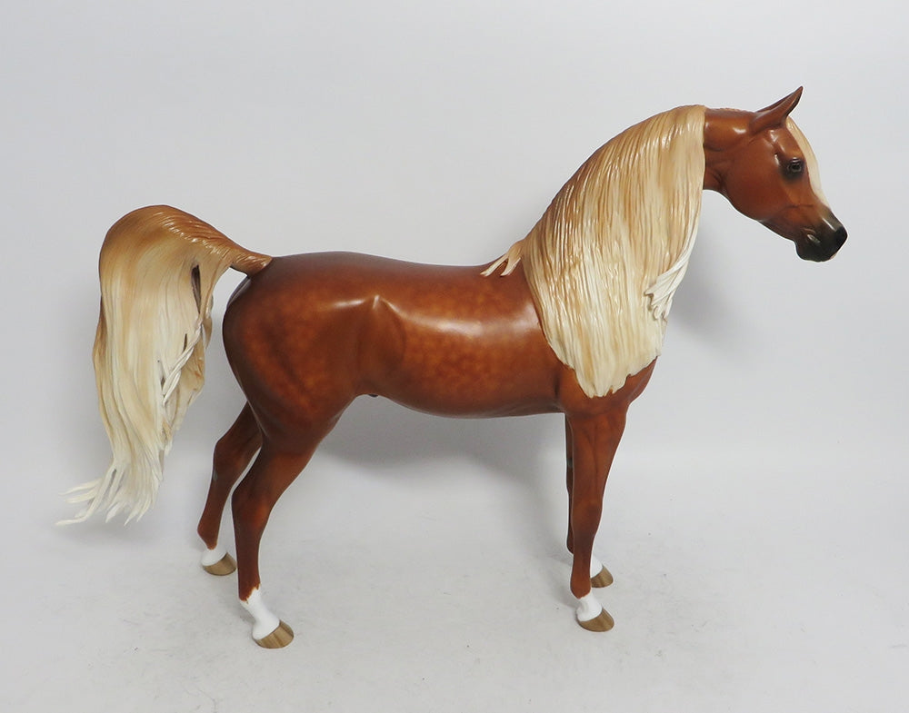 BING- OOAK CHESTNUT DAPPLED ARABIAN BY SHERYL LEISURE