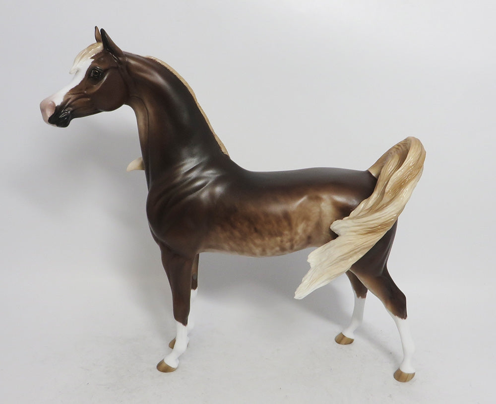 SCHWARTZ- OOAK CHESTNUT SABINO ARABIAN BY SHERYL LEISURE