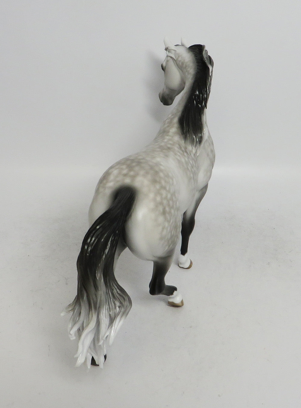 RALPHIE-OOAK STAR DAPPLE GREY PONY MODEL HORSE BY SHERYL LEISURE WHS 2018