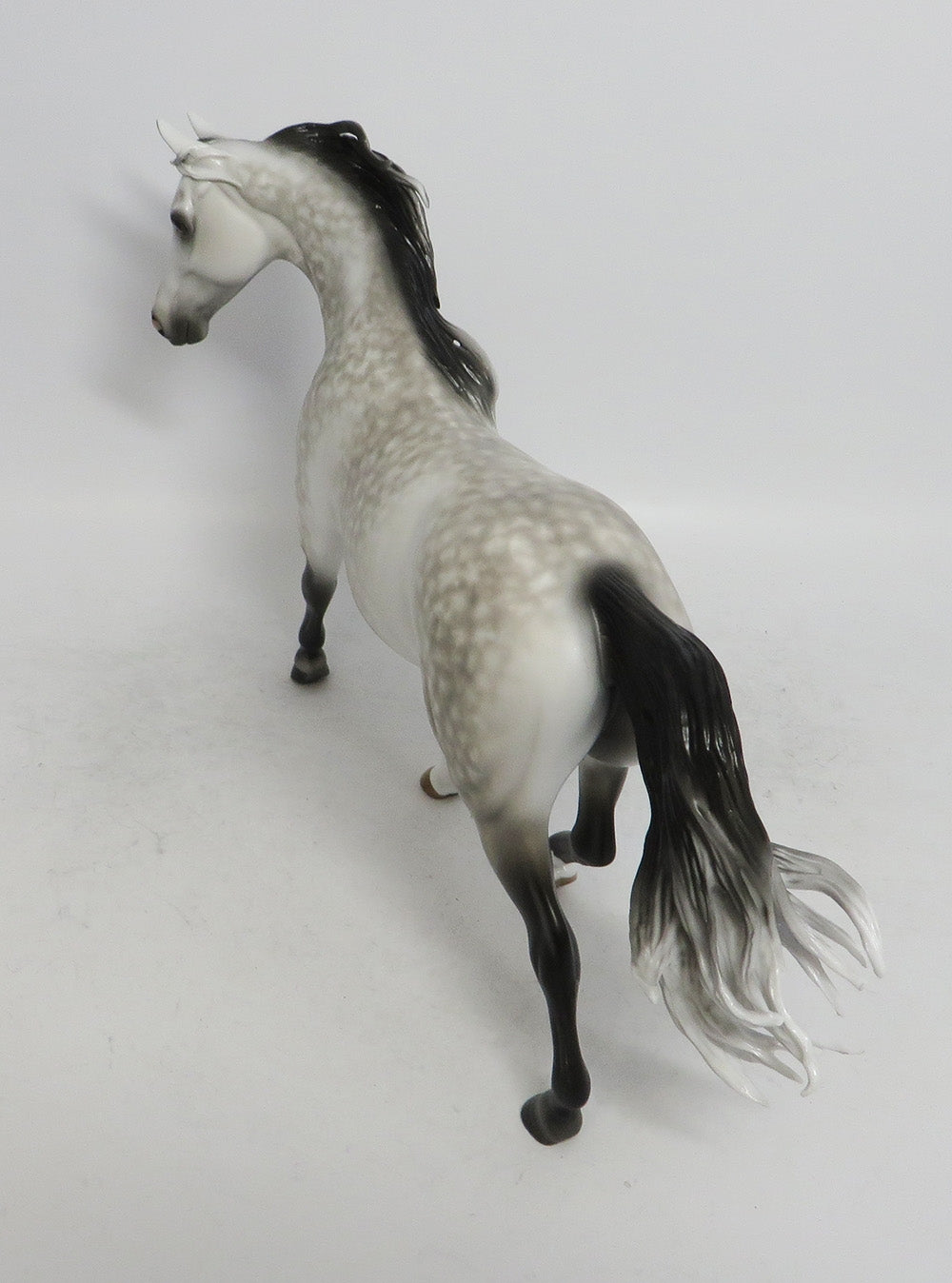 RALPHIE-OOAK STAR DAPPLE GREY PONY MODEL HORSE BY SHERYL LEISURE WHS 2018