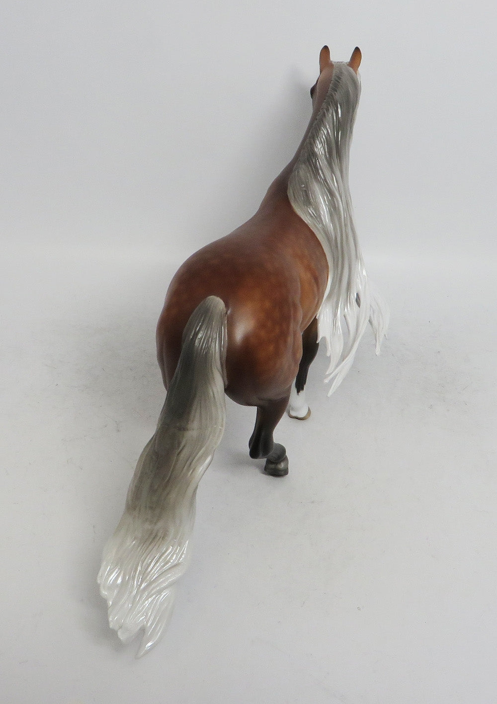 EMMA-OOAK SILVER DAPPLE BAY PONY MODEL HORSE BY SHERYL LEISURE WHS 2018