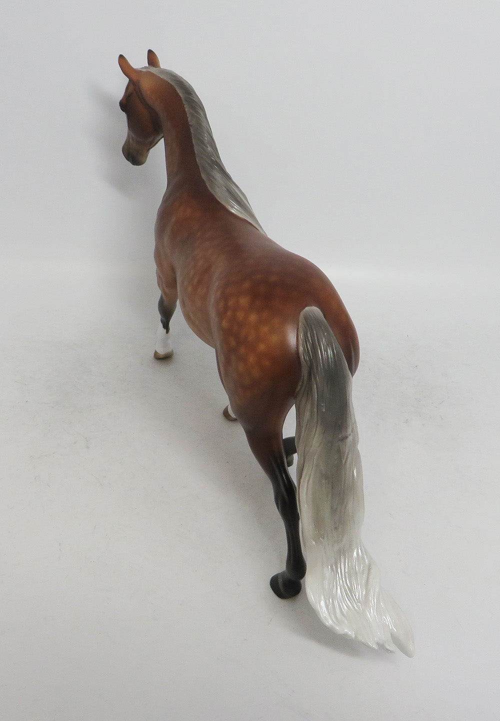 EMMA-OOAK SILVER DAPPLE BAY PONY MODEL HORSE BY SHERYL LEISURE WHS 2018