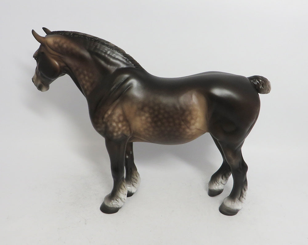 ROSEMARY-OOAK DAPPLE BAY GOING GREY HEAVY DRAFT MARE BY SHERYL LEISURE WHS 2018