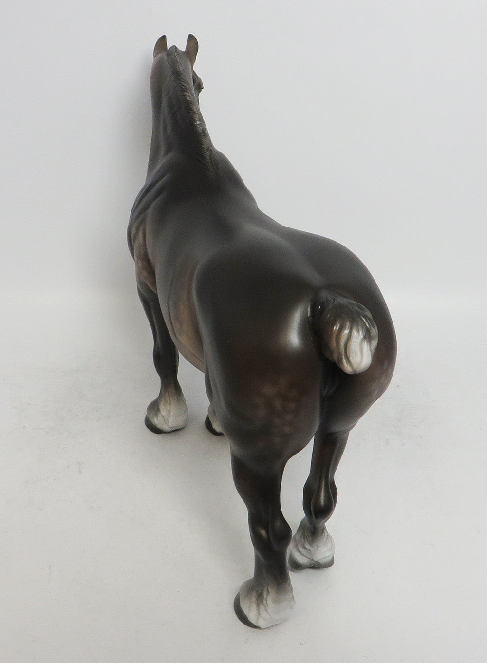 ROSEMARY-OOAK DAPPLE BAY GOING GREY HEAVY DRAFT MARE BY SHERYL LEISURE WHS 2018