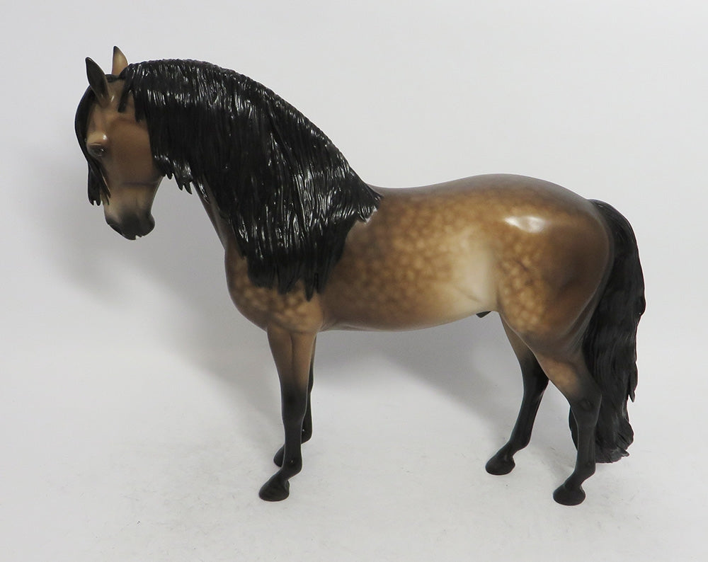 MAJOR AWARD- OOAK DAPPLED BUCKSKIN WHS2018 BY SHERYL LEISURE