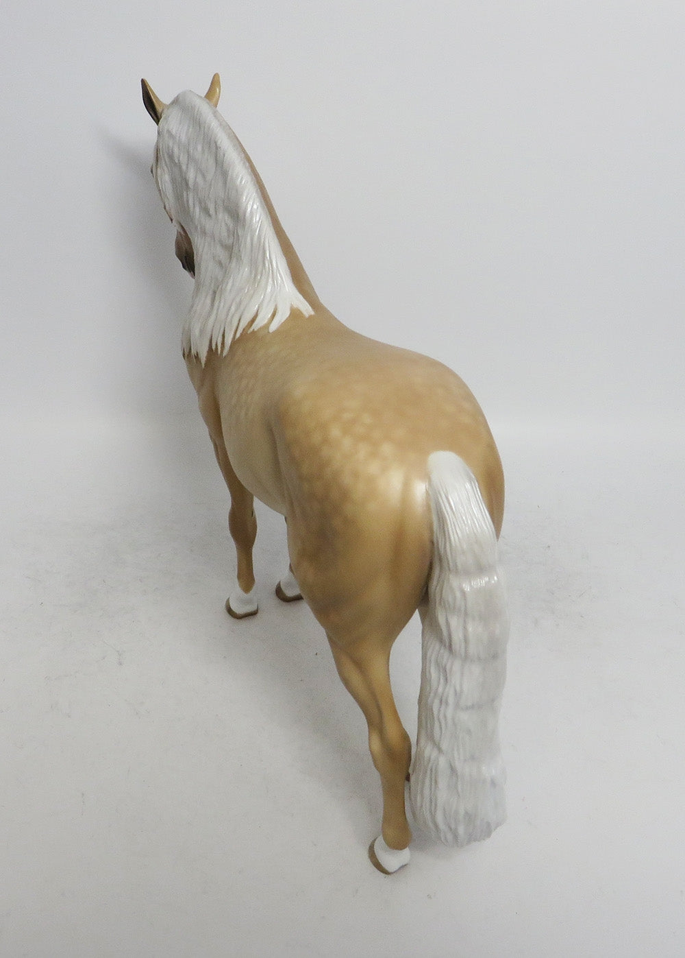 WAVERLY-OOAK STAR DAPPLE PALOMINO ANDALUSIAN MODEL HORSE BY SHERYL LEISURE WHS 2018