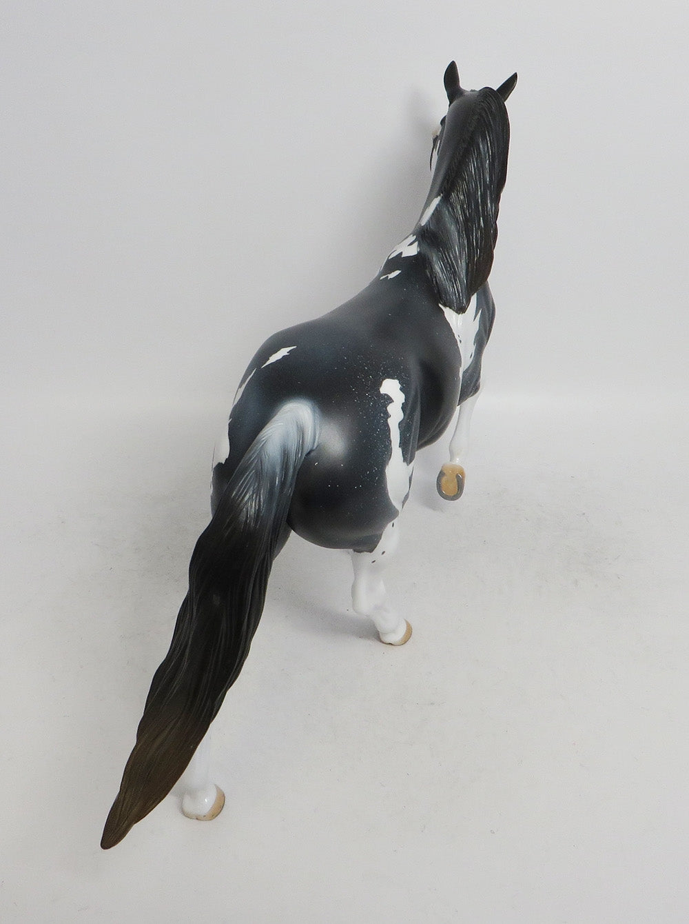 SNOW DROP- OOAK BLACK WITH WHITE FLEA  BITES BY AUDREY DIXON WHS 2018