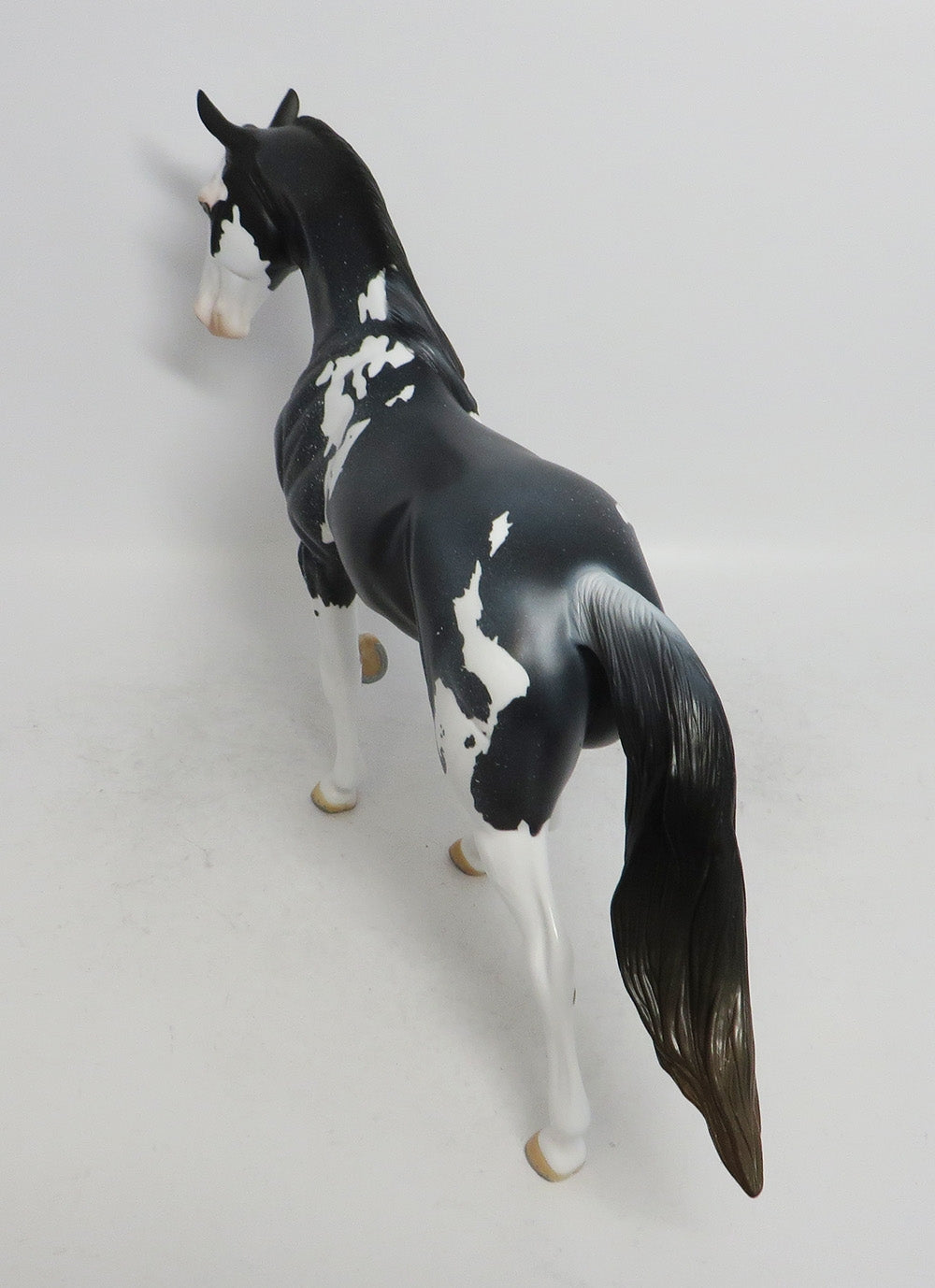 SNOW DROP- OOAK BLACK WITH WHITE FLEA  BITES BY AUDREY DIXON WHS 2018