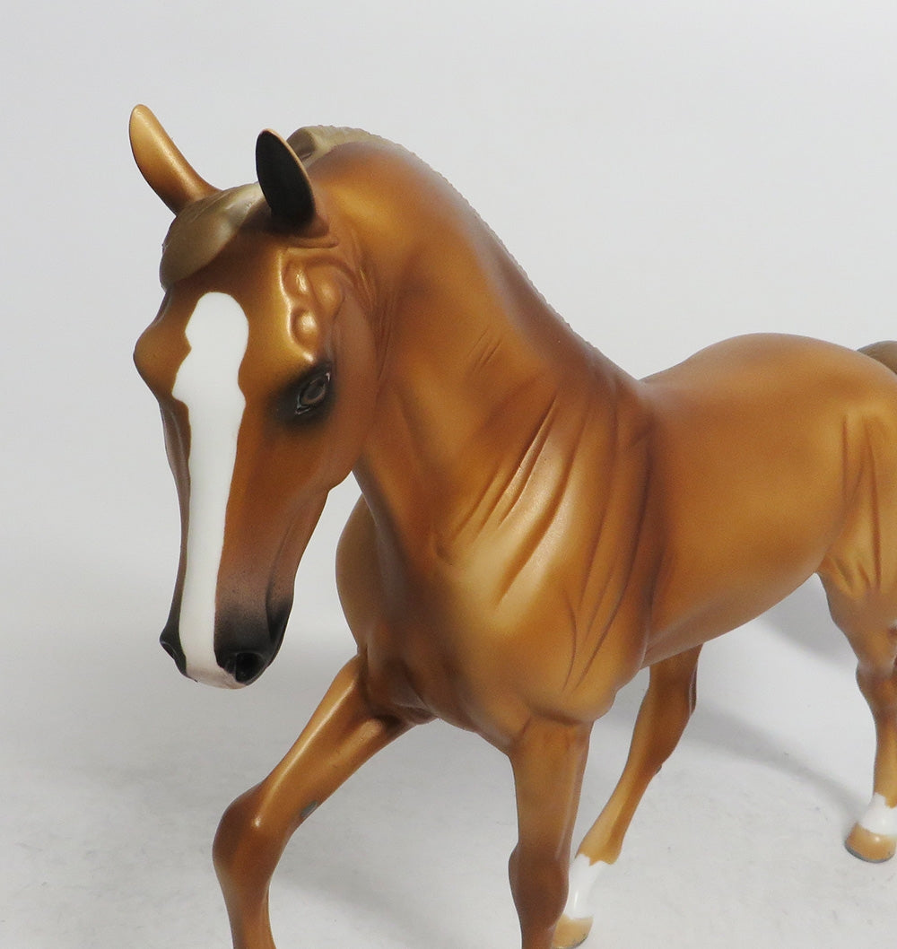 GINGER- OOAK PALOMINO FLAX MANE AN TAIL TWH- WHS 2018