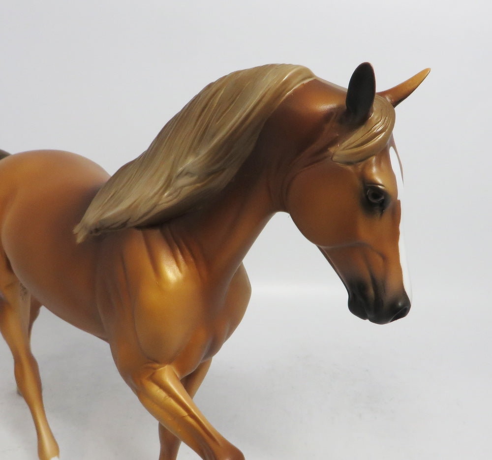 GINGER- OOAK PALOMINO FLAX MANE AN TAIL TWH- WHS 2018