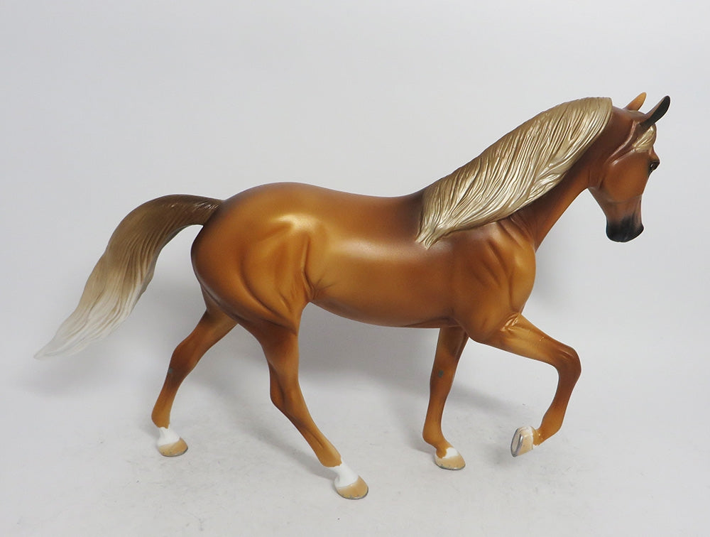 GINGER- OOAK PALOMINO FLAX MANE AN TAIL TWH- WHS 2018