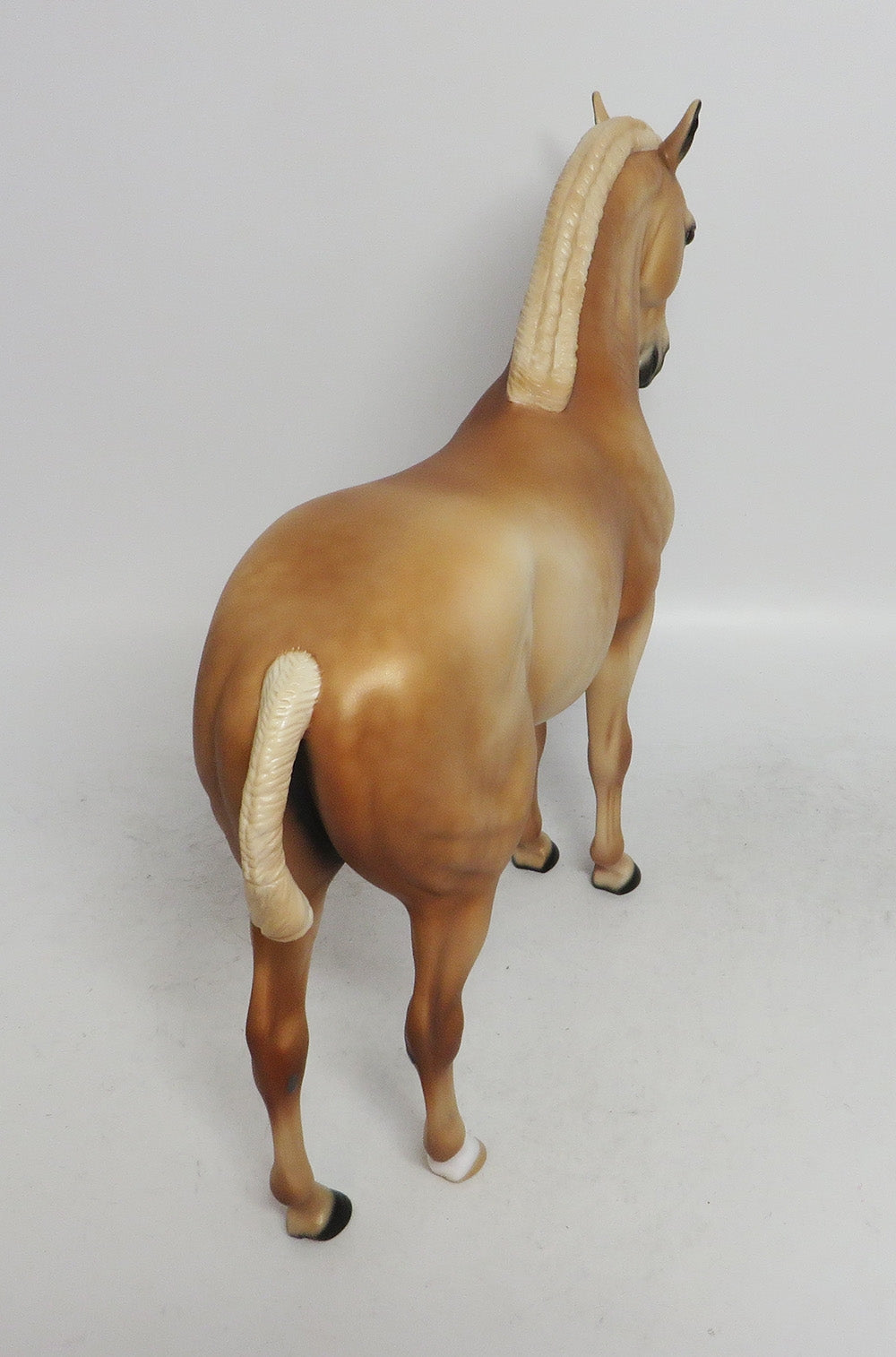 SCROOGE- OOAK PALOMINO DAPPLED ANDALUISAN LE-3 BY AUDREY DIXON WHS 2018