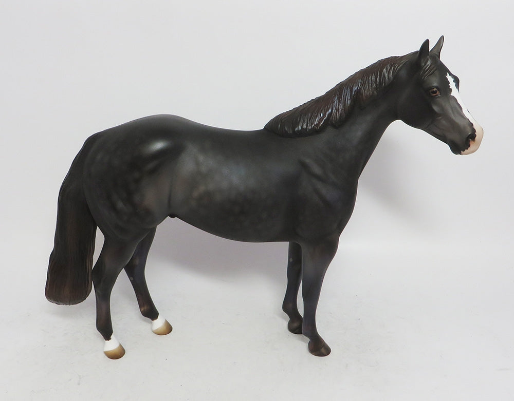 RUMMY- OOAK BLACK GOING GREY ISH CUSTOM BY JULIE KEIM WHS 2018