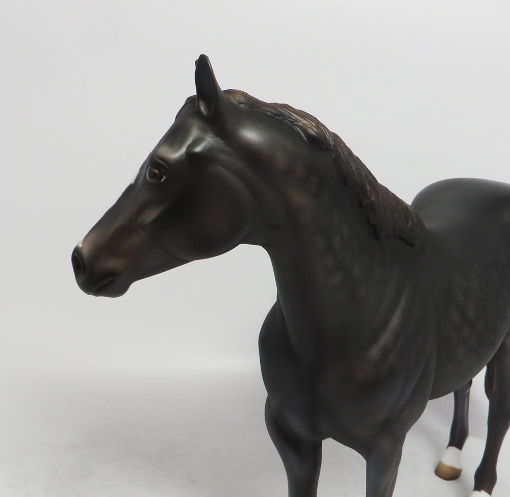 RUMMY- OOAK BLACK GOING GREY ISH CUSTOM BY JULIE KEIM WHS 2018