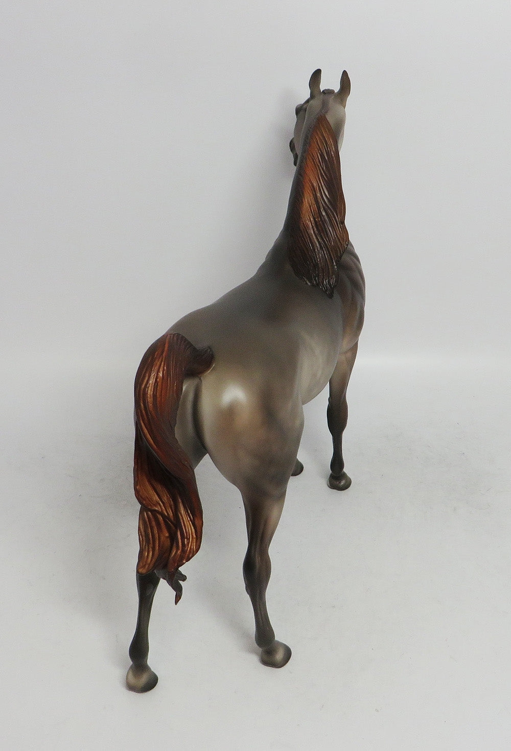 NUTMEG- OOAK CUSTOM ARABIAN ROSE GREY BY JULIE KEIM WHS 2018