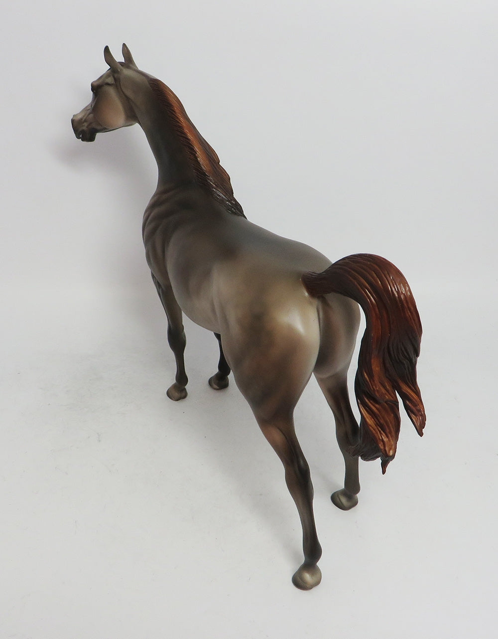 NUTMEG- OOAK CUSTOM ARABIAN ROSE GREY BY JULIE KEIM WHS 2018