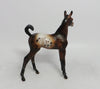 MITTENS - OOAK BAY APPALOOSA CUSTOM ARAB  FOAL BY JULIE KEIM WHS 2018