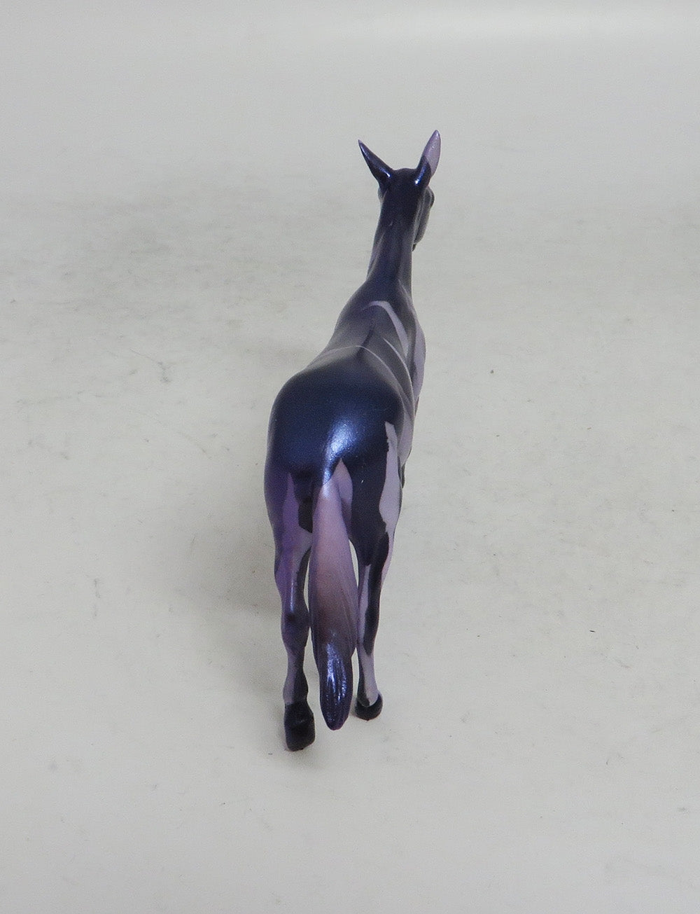 SNOW DRIFT - OOAK PURPLE  MULE HOLIDAY DECORATOR WHS 2018 BY JULIE KEIM