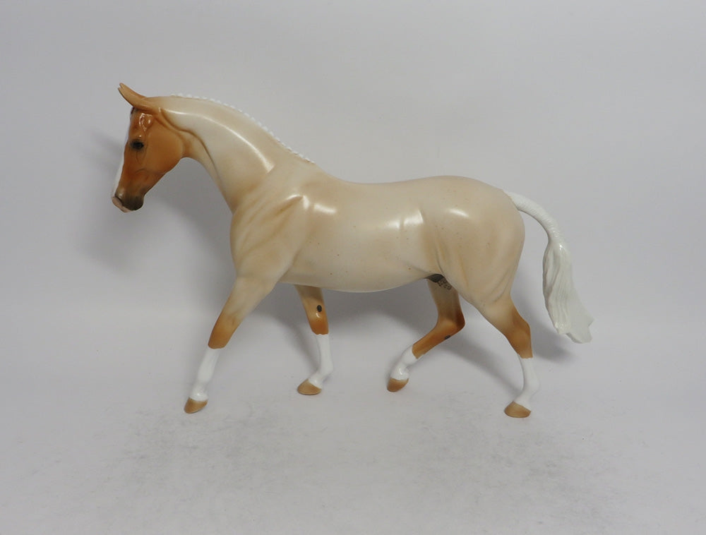 SHOW ME - OOAK PALOMINO ROAN PONY MODEL HORSE SHCF2018