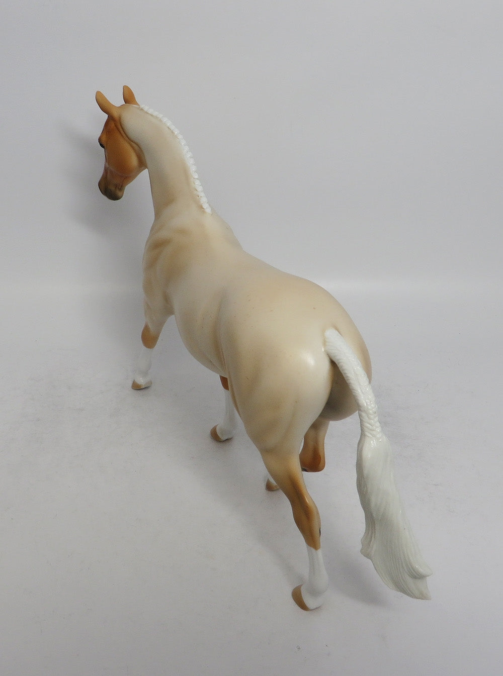 SHOW ME - OOAK PALOMINO ROAN PONY MODEL HORSE SHCF2018