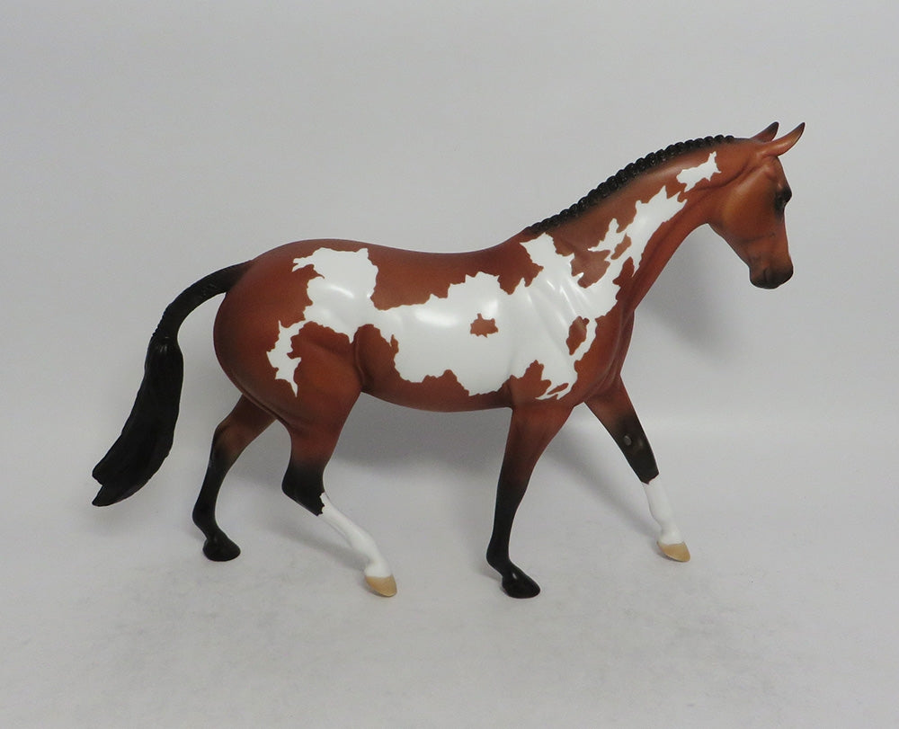 GREAT LAKES - OOAK BAY PINTO PONY MODEL HORSE SHCF2018