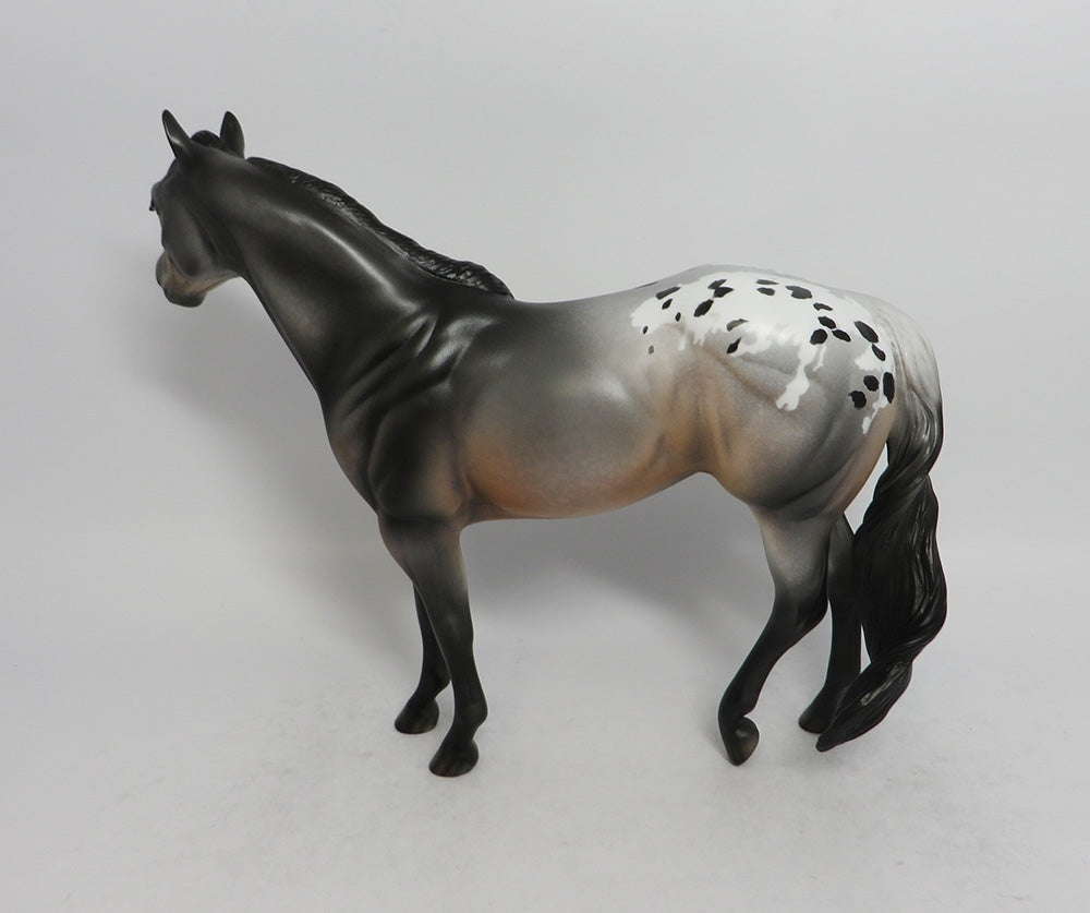 PLAY TA WIN - OOAK BAY APPALOOSA ISH MODEL HORSE MW2018