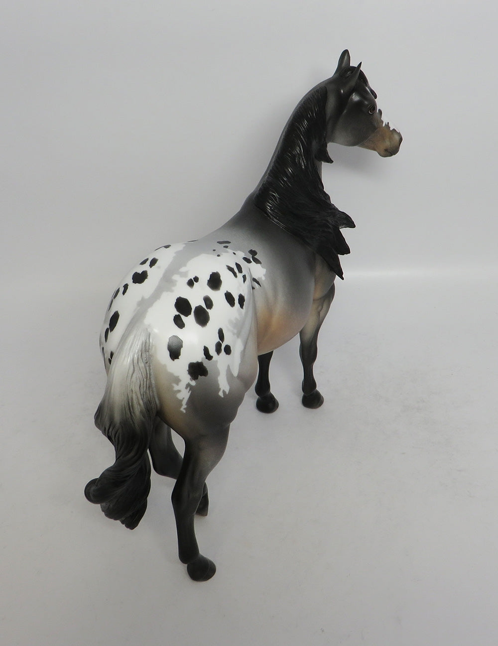 PLAY TA WIN - OOAK BAY APPALOOSA ISH MODEL HORSE MW2018