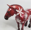 CRANBERRY-OOAK BUNNY HEAVY DRAFT MARE MODEL HORSE BY AMANDA WHS 2018