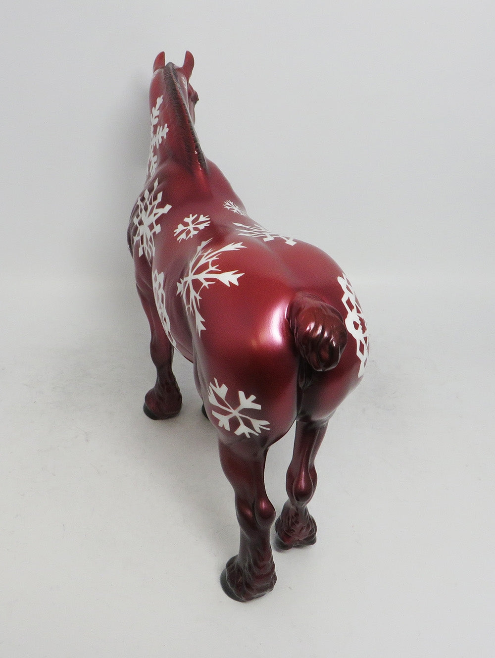 CRANBERRY-OOAK BUNNY HEAVY DRAFT MARE MODEL HORSE BY AMANDA WHS 2018