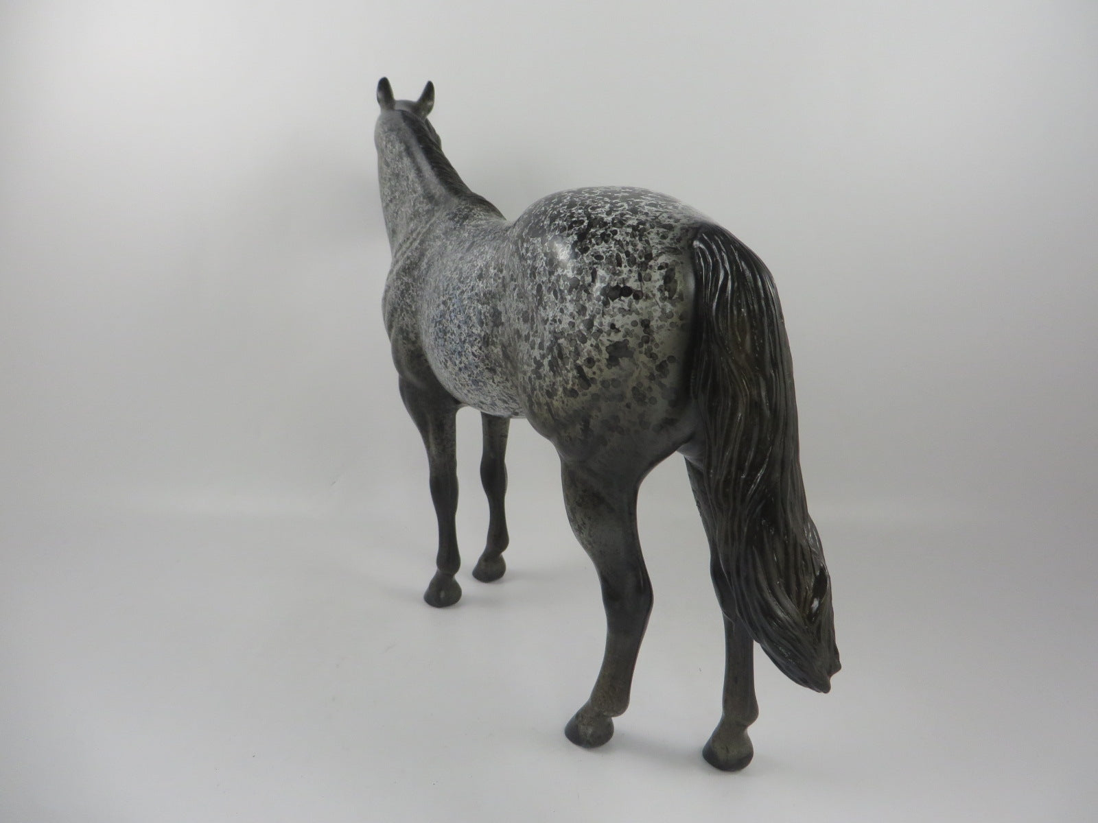 FLASH IN THE PANTS - OOAK APPALOOSA  ISH MODEL HORSE BY AL KATT PJ20