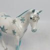 SLEIGH BELLS RING- LE-2 SNOWFLAKE WEANLING MODEL HORSE BY AUDREY DIXON WHS