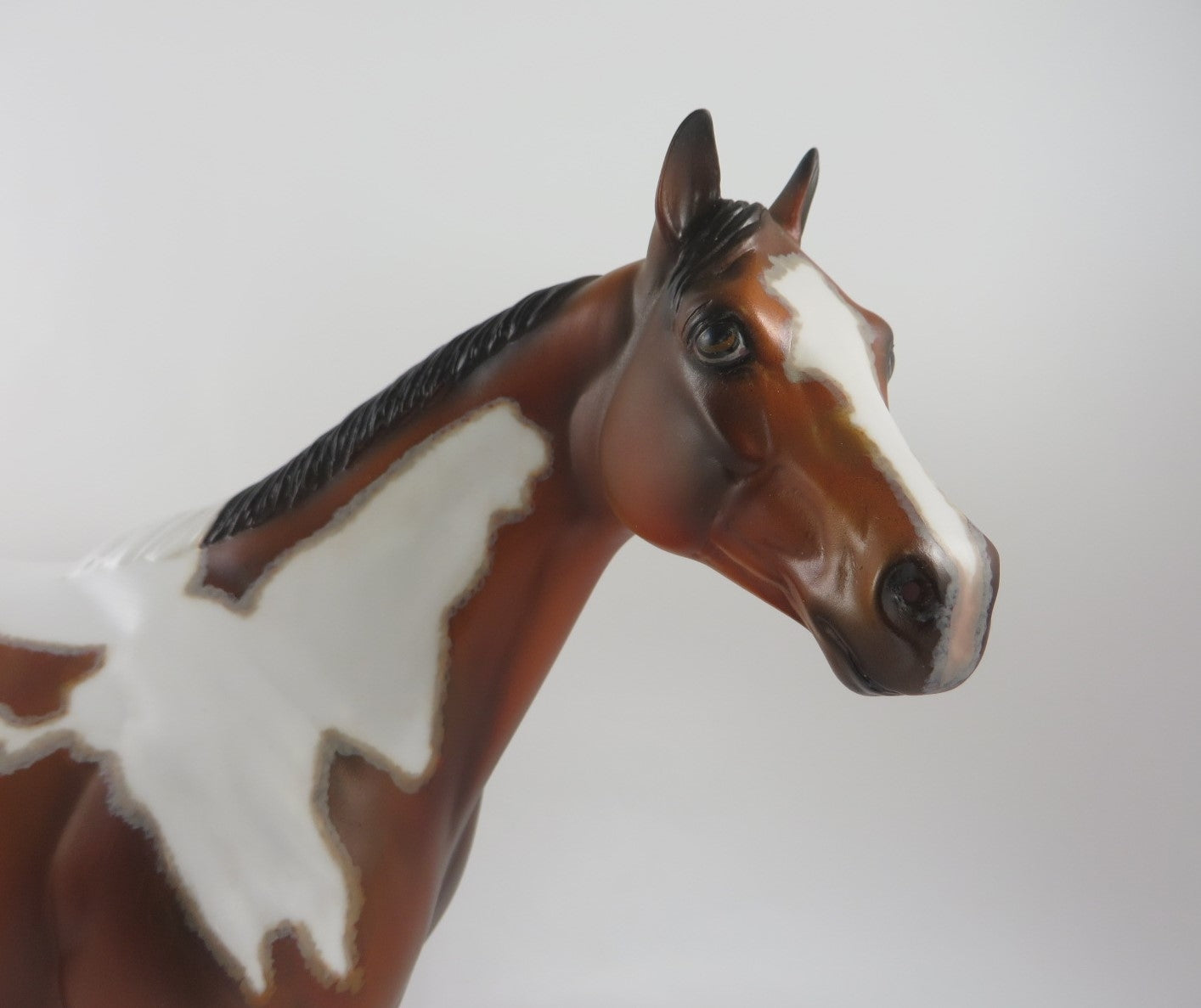 PILLOW FIGHT - OOAK BAY PAINT ISH MODEL HORSE BY AL KATT PJ20
