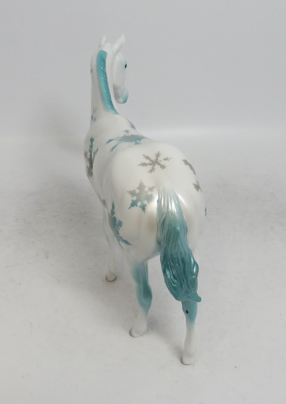 SLEIGH BELLS RING- LE-2 SNOWFLAKE WEANLING MODEL HORSE BY AUDREY DIXON WHS