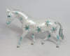 GLISTENING SNOW-LE-2 SNOWFLAKE PONY MODEL HORSE BY AUDREY DIXON WHS 2018