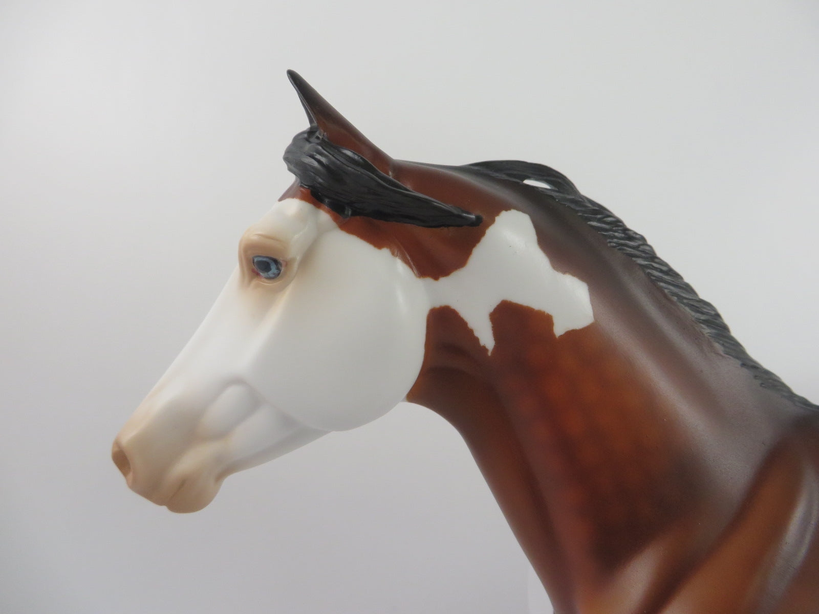LIKE A CHAMPION - OOAK DAPPLE BAY PINTO FOUNDATION QUARTER HORSE WITH PEG BY AUDREY DIXON SB20