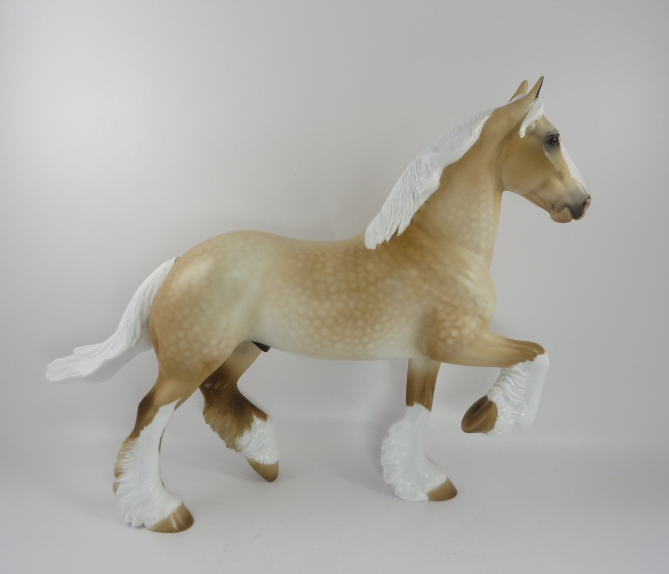 INNER PEACE - OOAK DAPPLE PALOMINO TROTTING DRAFTER BY AUDREY DIXON PJ20
