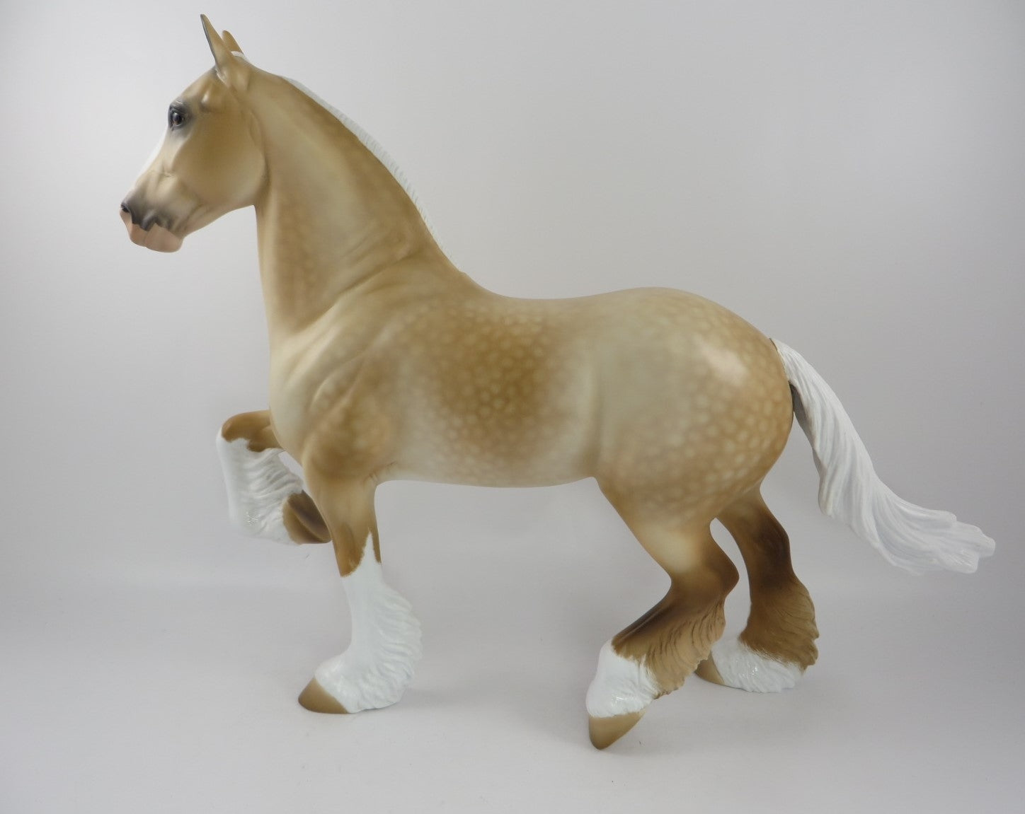 INNER PEACE - OOAK DAPPLE PALOMINO TROTTING DRAFTER BY AUDREY DIXON PJ20